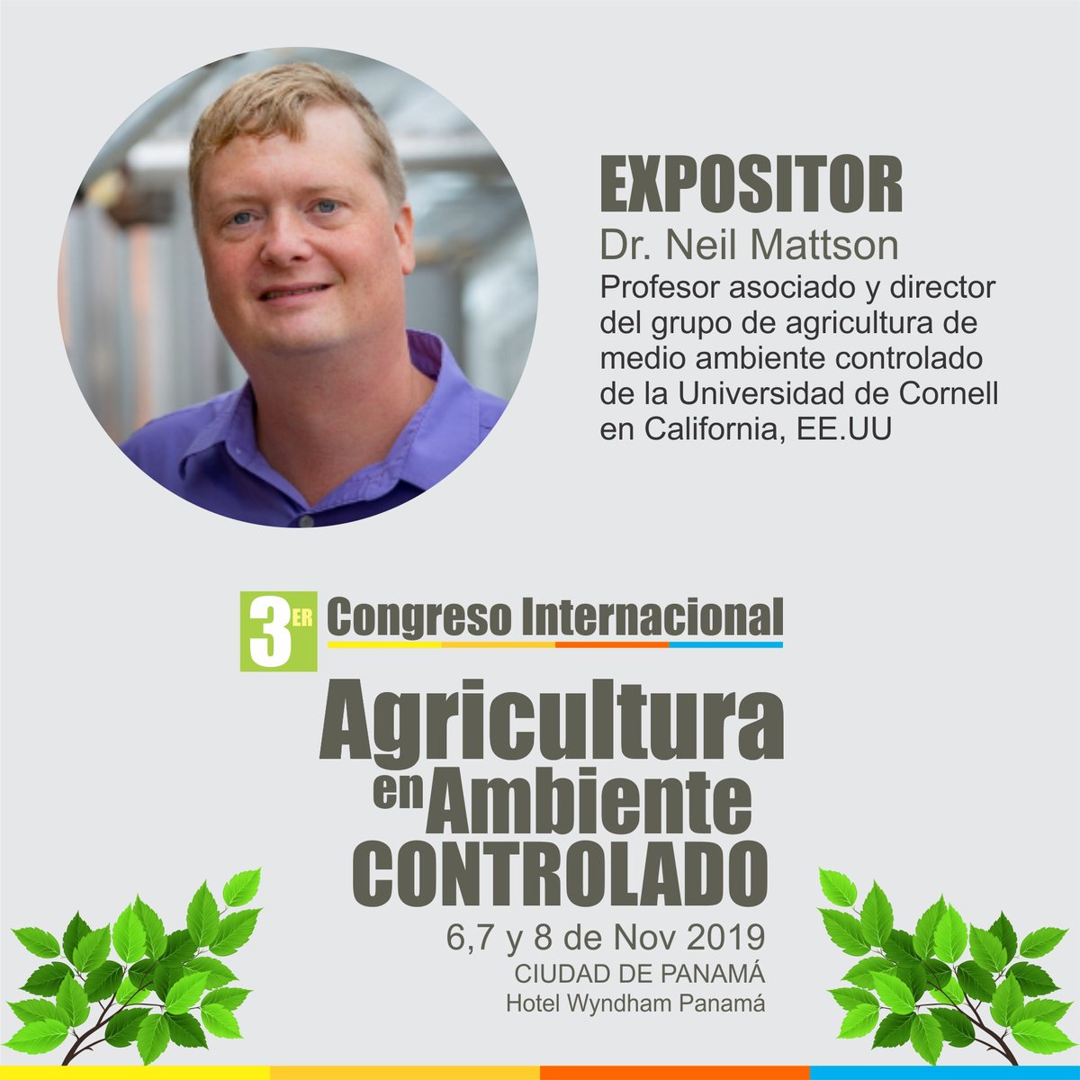 ICCEAlatam's tweet photo. Oradores de clase #mundial ¿Ya compraste tu entrada en PRE VENTA? 🌻 Solo $425.00 hasta el 14 de sept.                                                                                                        
3er #Congreso da #Agricultura en #Ambiente Controlado 🥦 https://t.co/KrAHuOu6JK