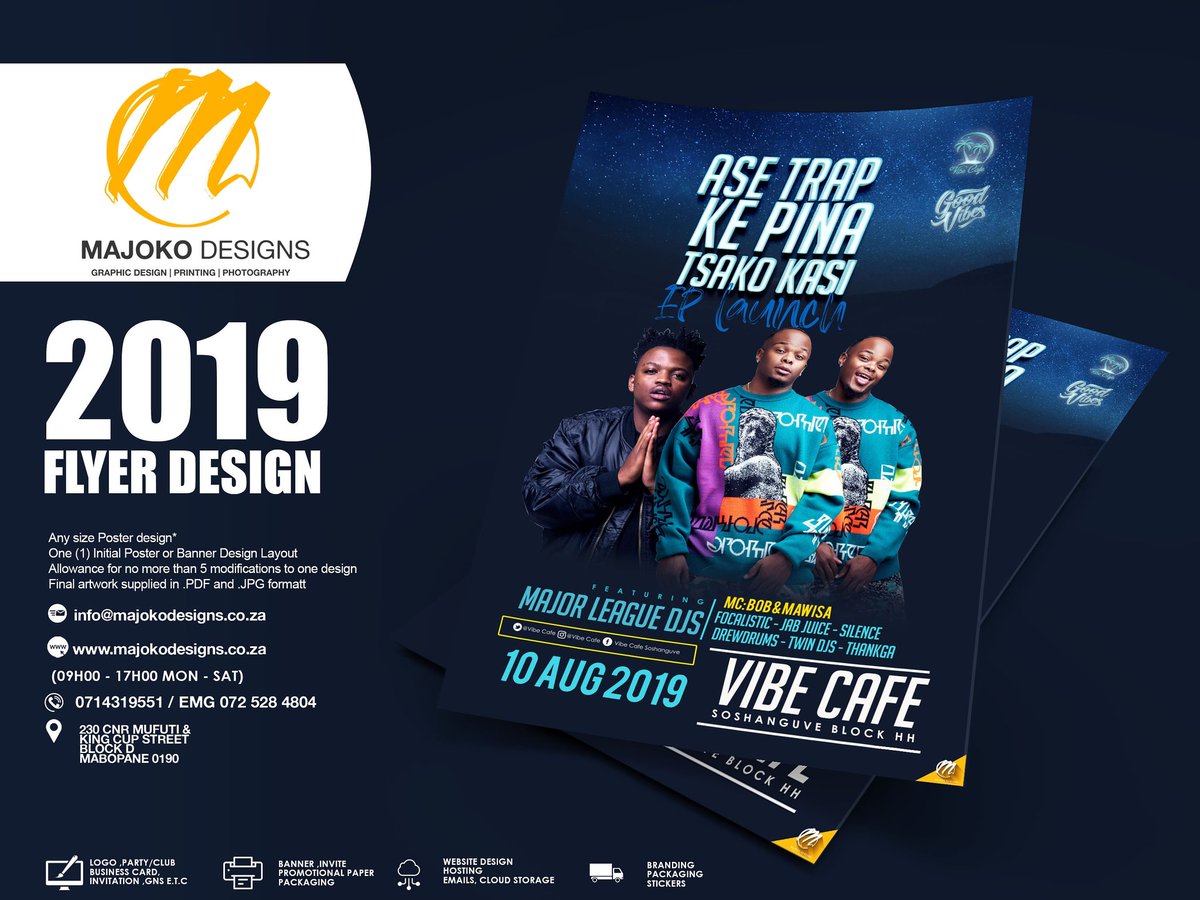 majokodesigns's tweet photo. Flyer Package #majokodesigns #adobephotoshop #flyeroftheday #digitalmarketing #adobe #adobesuite #adobeillustrator #southafricagraphicdesign #partyflyer #clubflyer https://t.co/Mk7M9elZNa