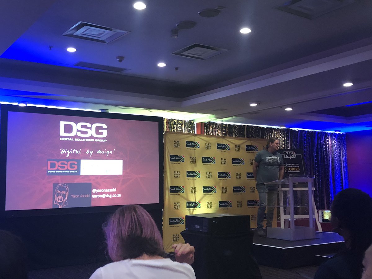 The_Mookzilla's tweet photo. Digital Solutions Group Founder, Yaron Assabi, speaks about his African Romance.
#NBatLoeries #Loeries2019 #LoeriesTellBetterStories @Brand_SA https://t.co/Sx28UpAjQO