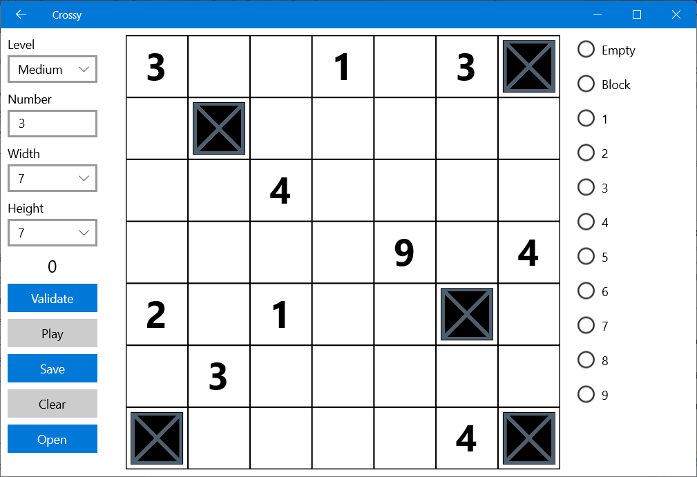 fonssonnemans's tweet photo. I have added a #CreatePuzzle page to my Crossy game. This will make it easier for myself to create all puzzles. Maybe it is fun for you too. #uwp
Install the #Beta from the #WindowStore
https://t.co/HVCikmtzYX https://t.co/4SHu4JpTAL