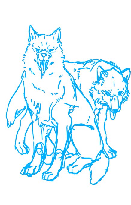 目的:レイヤー1枚で色塗る
①ラフ
②線画+光源の向き+色置き
③描き込む
④ ③をコピー+乗算して重ねて完成 