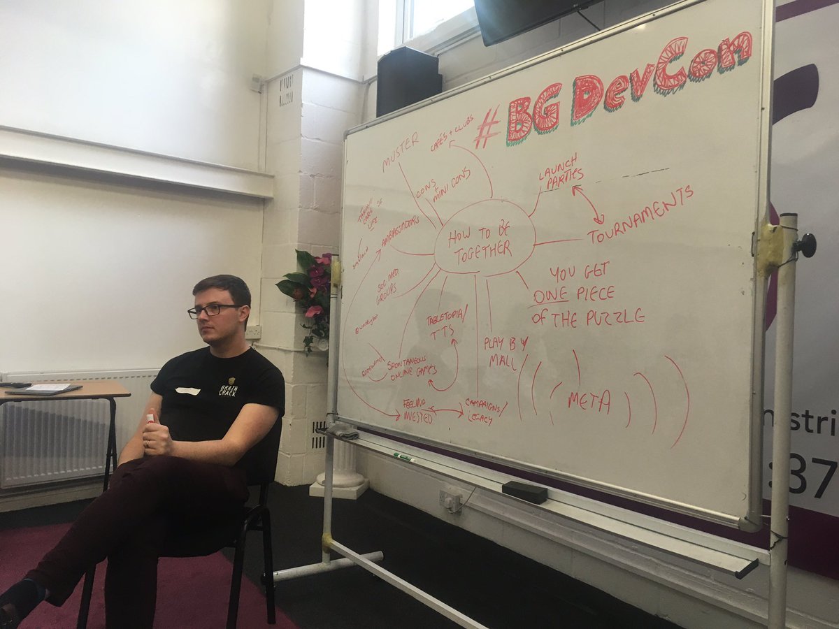 stuffByBez's tweet image. Group discussion moderated by Lewis. @BraincrackGames  #BGDevCon