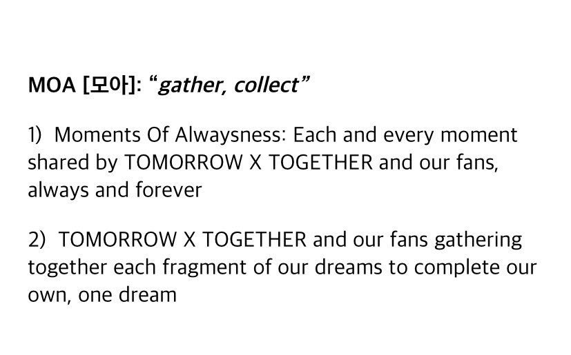 MOAPHILE's tweet photo. MOA=Moments Of Alwaysness💓 Finally we have a fandom name after being nameless for months already😍😭✊💓 What a beautiful and cute fandom name https://t.co/u4oiyZte6U