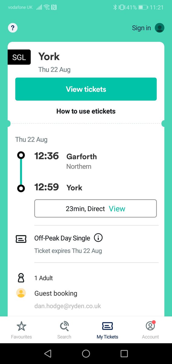 TeeDeeAitch's tweet image. Hey @thetrainline is there a way of changing this to return ticket without cancelling and being charged £10?#firsttimeuser