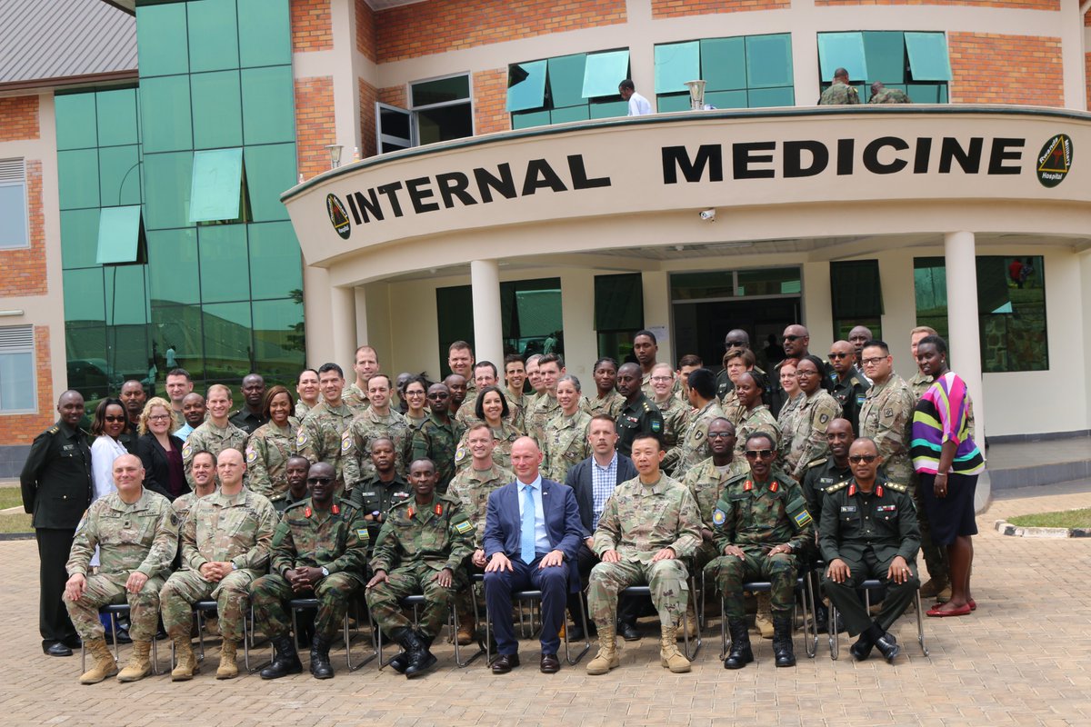 RwaMilitaryHosp's tweet image. Today we bid farewell to the team that was working with us for the Medical Readiness Exercise. It was such a great experience it benefited 339 patients in consultations and surgery and improved the knowledge of both Rwandan and US teams.#greatpartnership