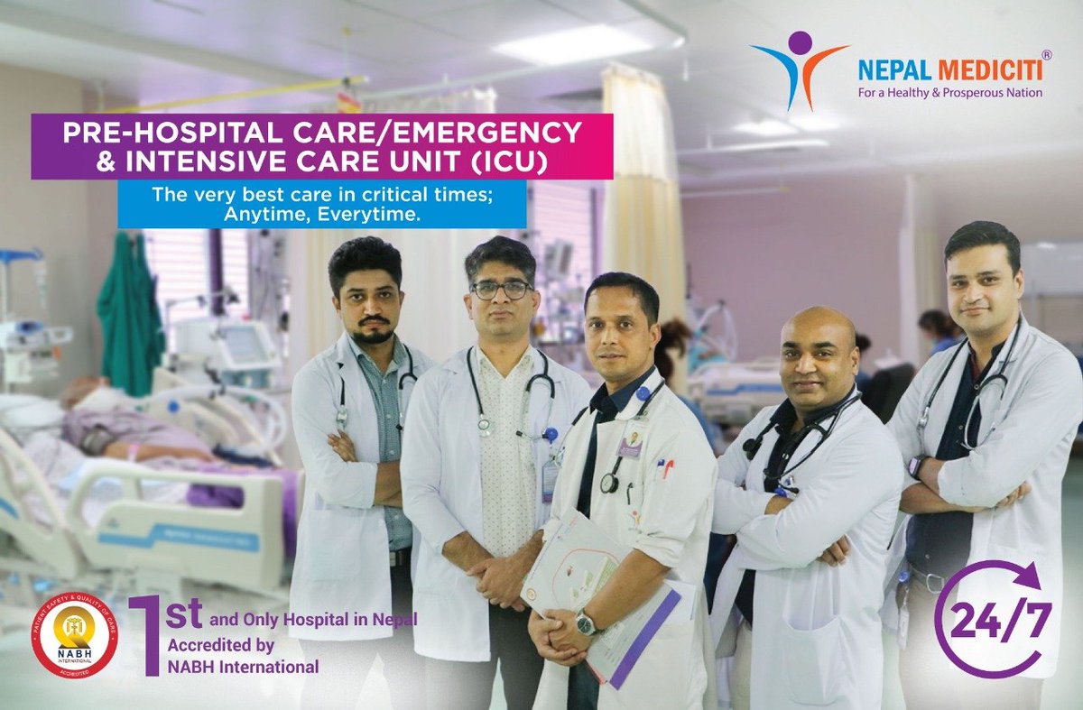 nepalmediciti's tweet photo. #Anytime #Everytime. #DayAndNight
Dial 1134 during Emergencies.
We are always #StandBy with best team in the country for Pre-Hospital Care, Emergency and Intensive Care Unit (ICU) .
Visit: https://t.co/pxH1B9RuAf
#NepalMediciti #Emercency #ICU #PreHospitalCare https://t.co/v9vsulmATq