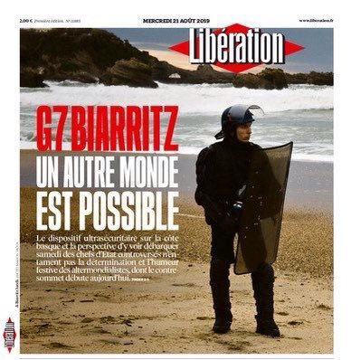 Antifaxismoa's tweet photo. G7 y ocupación policial y militar de Euskal Herria
G7a eta Euskal Herriaren okupazio poliziala eta militarra 
https://t.co/orl9t4MYlv

#G7Biarritz #NoG7 #StopG7 #G7InonEz 
#G7Non #G7No #BlockG7 #G7Miarritze 
#G7Blokatu #G7EzInon #Matxinada 
#AldeHemendik #GoraHerria #EHaskatu https://t.co/IxMSsvC2AC