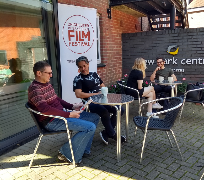 Sun's out, tables and chairs are out and there are some fab films to watch at the Chichester International Film Festival #NewParkCinema . Come on down for a drink, sandwich or ice cream. We're open until 10:00pm
