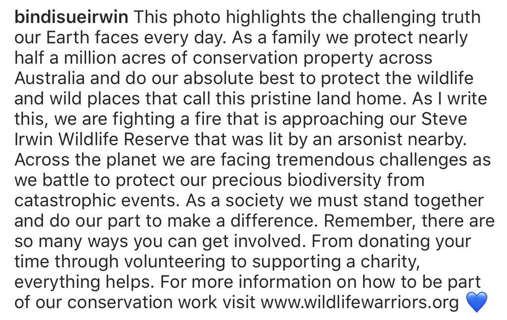 BindiIrwin's tweet photo. https://t.co/u0t4csPYXd https://t.co/lGG2AWL5x3