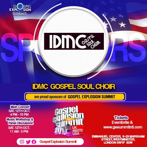 idmcgospeluk's tweet photo. We can’t wait for this year’s Gospel Explosion Summit. Are you ready Uk for one of the biggest Gospel Music Gatherings #idmc25 #ges2019 #kingdommusic #GospelMusic https://t.co/gLYX36G8Xa