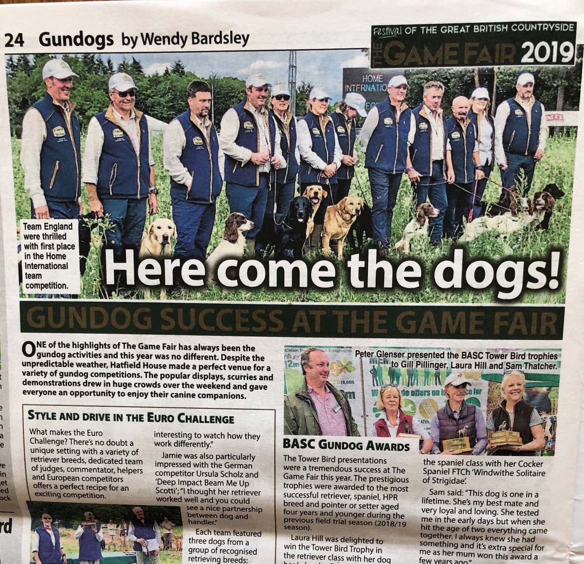 Check out my highlights <a href="/TheGameFair/">The Game Fair</a> and my latest report in <a href="/CountrymansW/">The Countryman's Weekly</a> tinyurl.com/y3u4k2uc @carol_rivers #gundogs