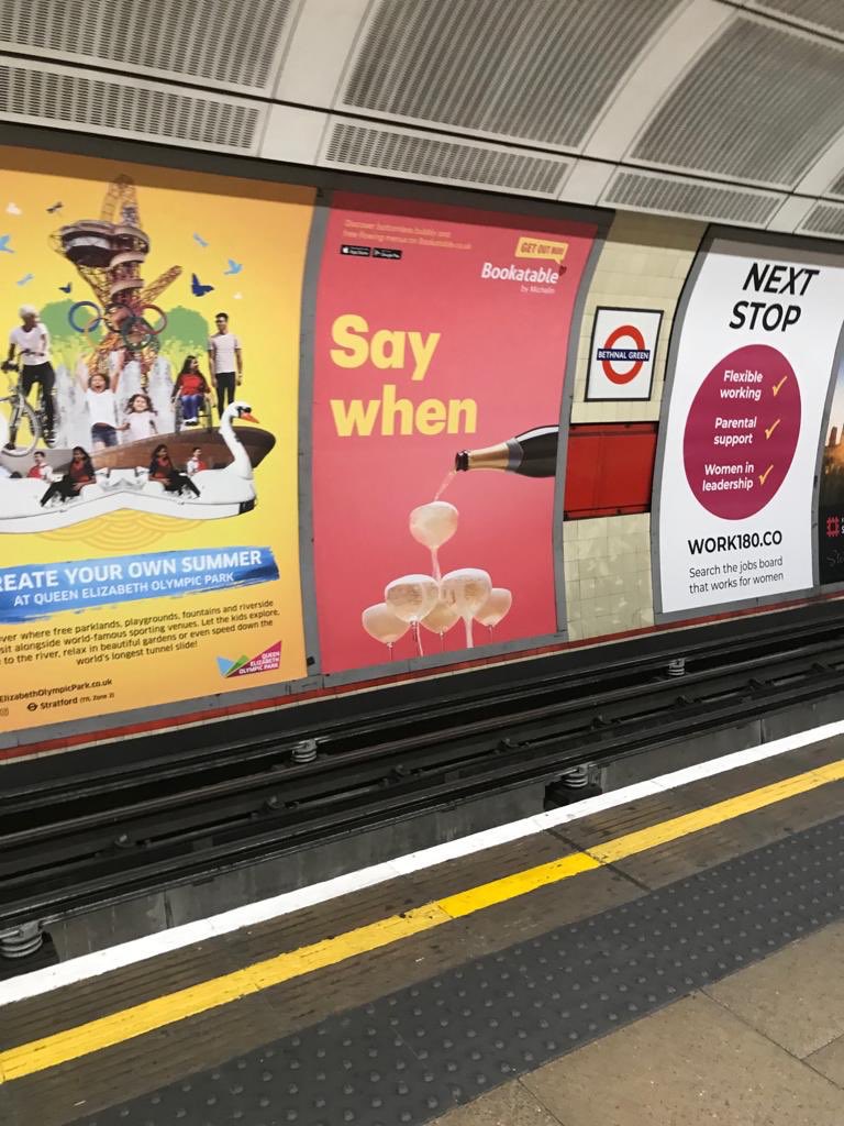 CateWake's tweet photo. @Bookatable and we’ve got inside ones...
#BookatableExperiences #Adspotting https://t.co/OfFMUxvPpX
