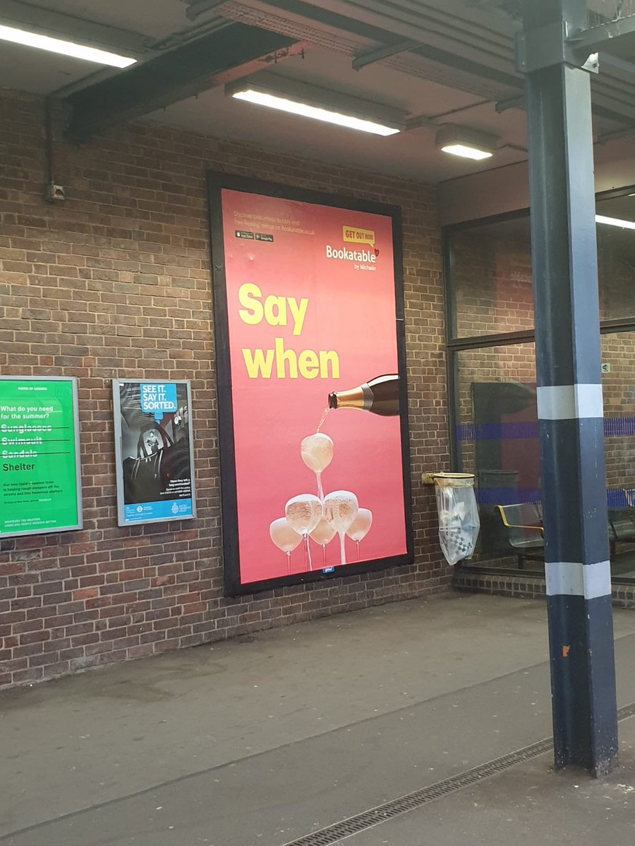 CateWake's tweet photo. @Bookatable We’ve got outside ones...
#BookatableExperiences #Adspotting https://t.co/6JGitstKeO
