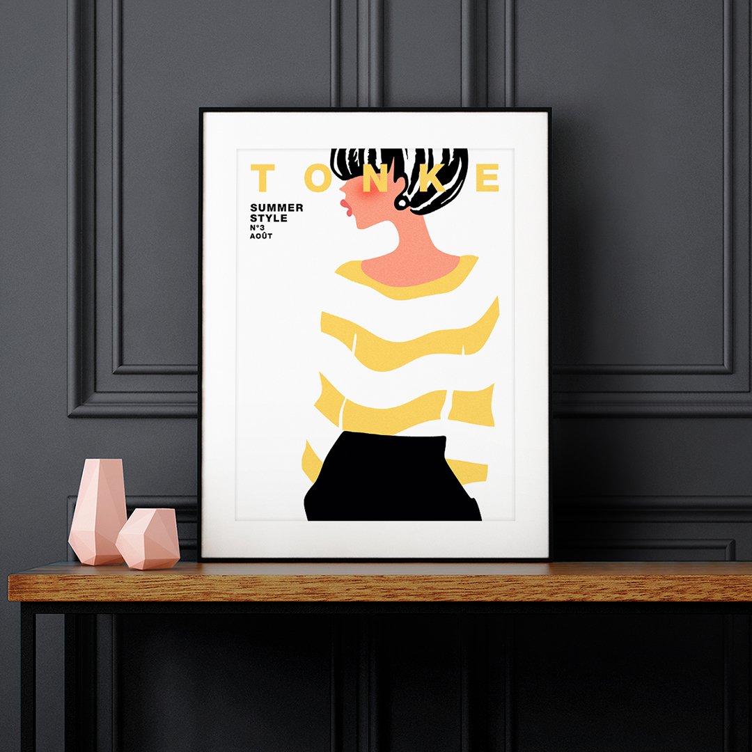 Qorashai's tweet photo. TONKE 3 
#affiche #fashion #decomurale #vogue #elle #magazine #mode #poster #decoration #illustration #vintage
https://t.co/xHY62ddrP0 https://t.co/BlmWKkDcbG
