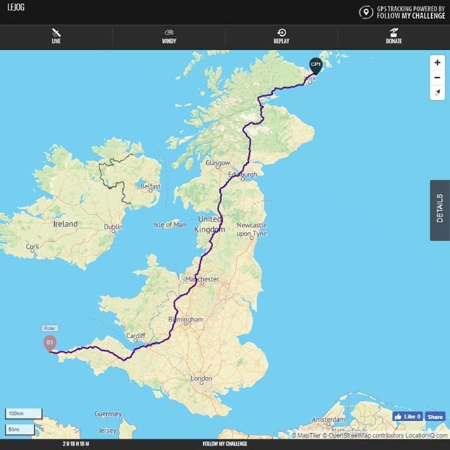 Live GPS Tracking during your LEJOG adventure? We've got you covered. 
Register online, receive a rental tracking device delivered at your home and it's time to ride your bike! 
Tracking allows friends and family to follow along. It also improves safety … ift.tt/2ZhXnQJ