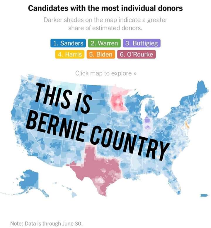 GodIsGood247365's tweet image. LOL!! Completely unsubstantiated, broad and overreaching statement. Democrats aren&apos;t Republicans -- we absolutely do care about a broad range of policy issues.That&apos;s why all the candidates have adopted @BernieSanders&apos;s policies, not because they like his hair. #READtheMAP