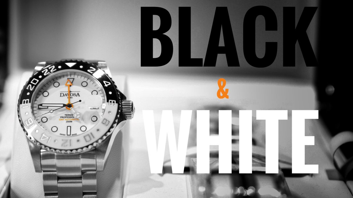 olfertco's tweet photo. Hands-On: Davosa GMT Black&amp;White 161.571.15 - Morgen geht das neue Review Video online https://t.co/KGkVFcDa36