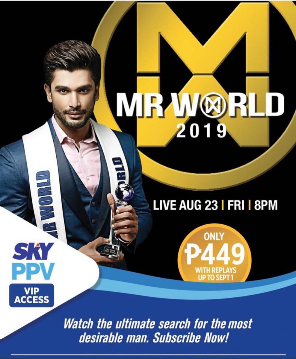 OfficialMrIndia's tweet photo. Watch #MrWorld2016 #RohitKhandelwal sash his successor as #MrWorld2019 on 23rd August 2019, 8pm Philippines Local Time.
Subscribe now to watch it: https://t.co/pczkYk1shL https://t.co/thspoOp0wM