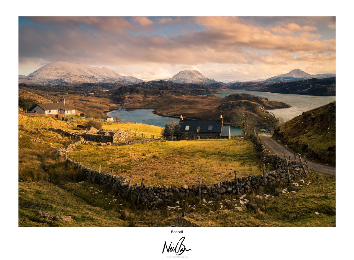 Badcall
Across Loch Inchard and Loch Sheigra to Foinaven, Arkle and Ben Stack from above Badcall, Sutherland.
neilbarr.co.uk