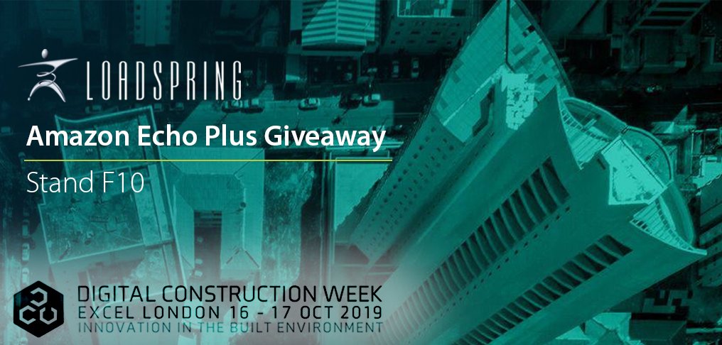LoadSpring's tweet image. Mark your calendars! Meet the Cloud Maturity and #DigitalTransformation Experts
@DigiConWeek 2019, Stand: F10. Sign up for a demo of our #LOADSPRINGCLOUDPLATFORM at: ow.ly/sz5k30pmKGD and be entered to win a Amazon Echo Plus!