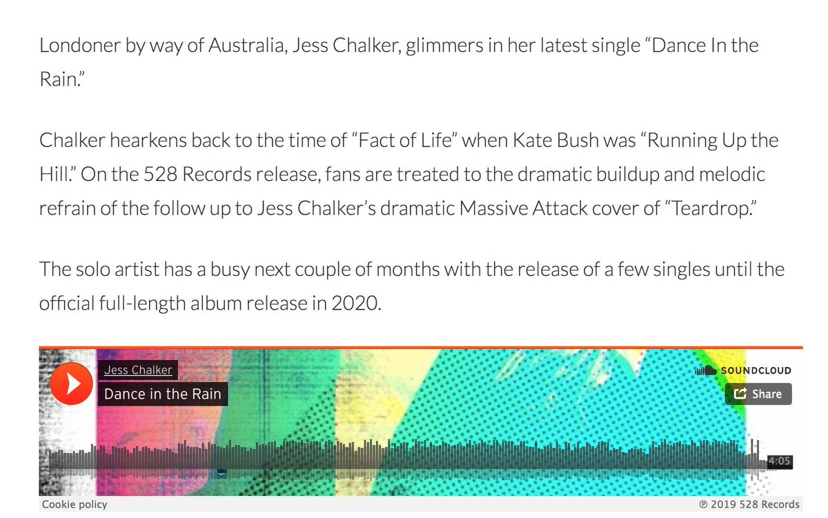 Thank you Julio and friends <a href="/causeequalstime/">JULIO ENRIQUEZ</a> for your lovely words on Dance in the Rain  :)

t.ly/xnOxq