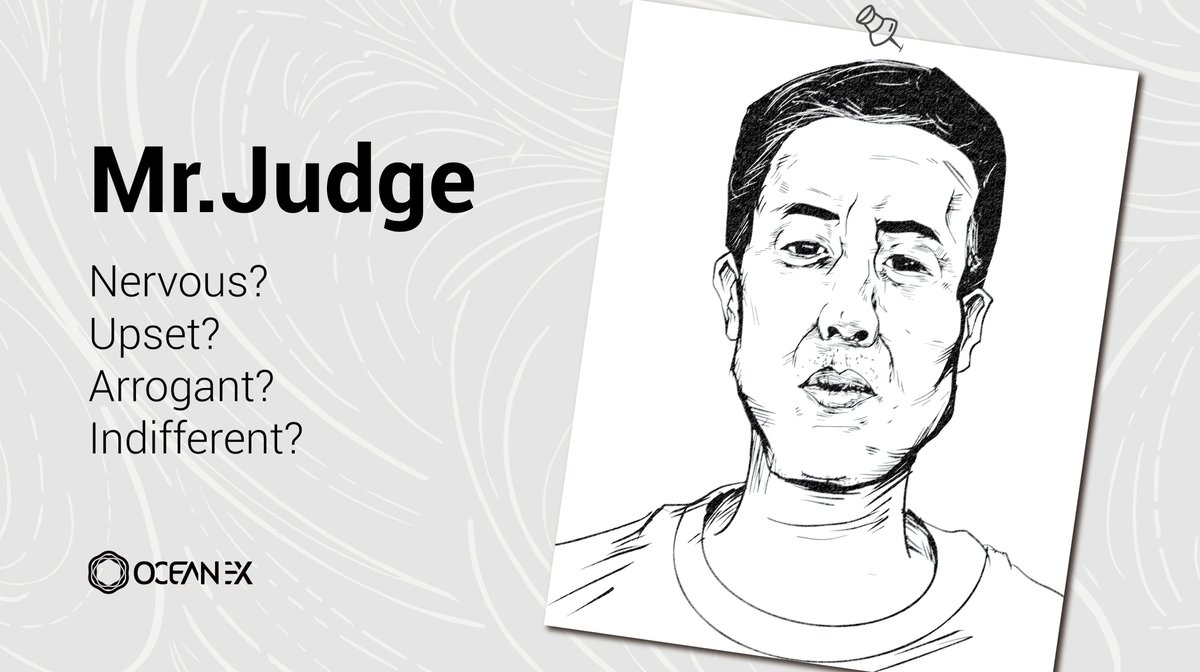 OceanexOfficial's tweet photo. 😏You are the JUDGE now! How does the person feel in the pic below? There are 4 options for 4 different JUR prizes. FOLLOW us and @JurProject, RETWEET, COMMENT with your judgement and TAG #MrJudge #JudgeofJUR #OceanEx $JUR along with 3 friends. Join us and get your $JUR prizes! https://t.co/KduW4tf4XE