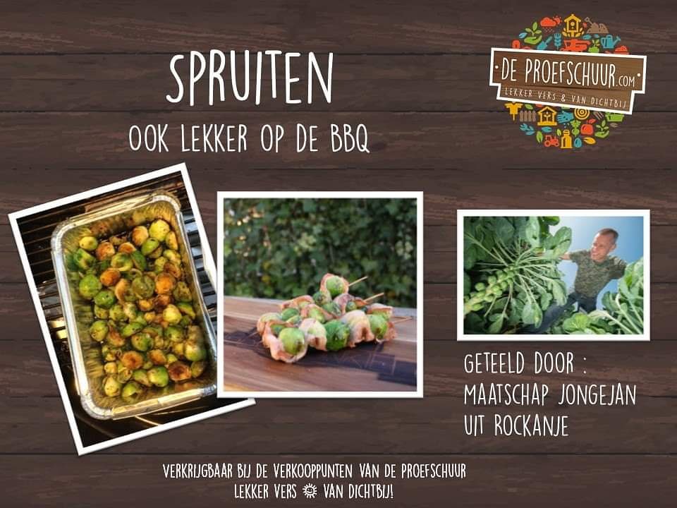 ☀️☀️☀️
De spruitjes van De Proefschuur zijn ook lekker op de barbecue. Even kort voorkoken en dan rijgen aan een spiesje met bijvoorbeeld wat ontbijtspek. Of grillen in een aluminium bakje met een lekkere marinade. #BBQ #vega #vers