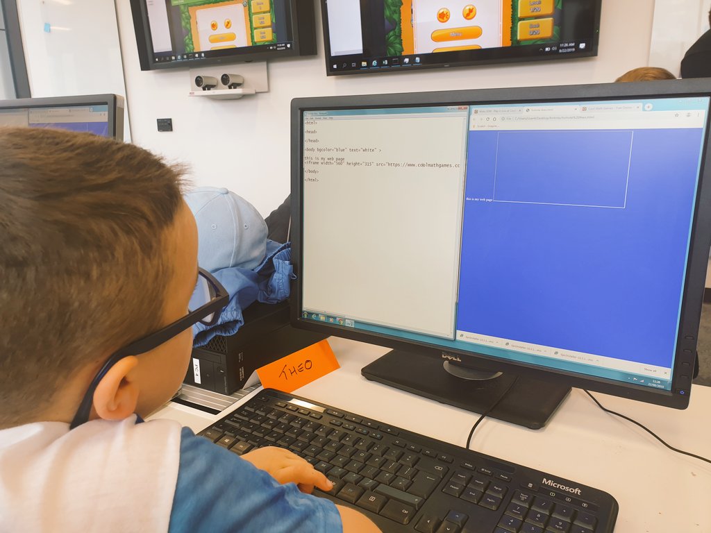 mulgrew_ciara's tweet photo. Great fun today at the @AllstateNI #TimetoCodeSummerCamp learning about #HTML & building our first websites! https://t.co/suFwEhlo3t