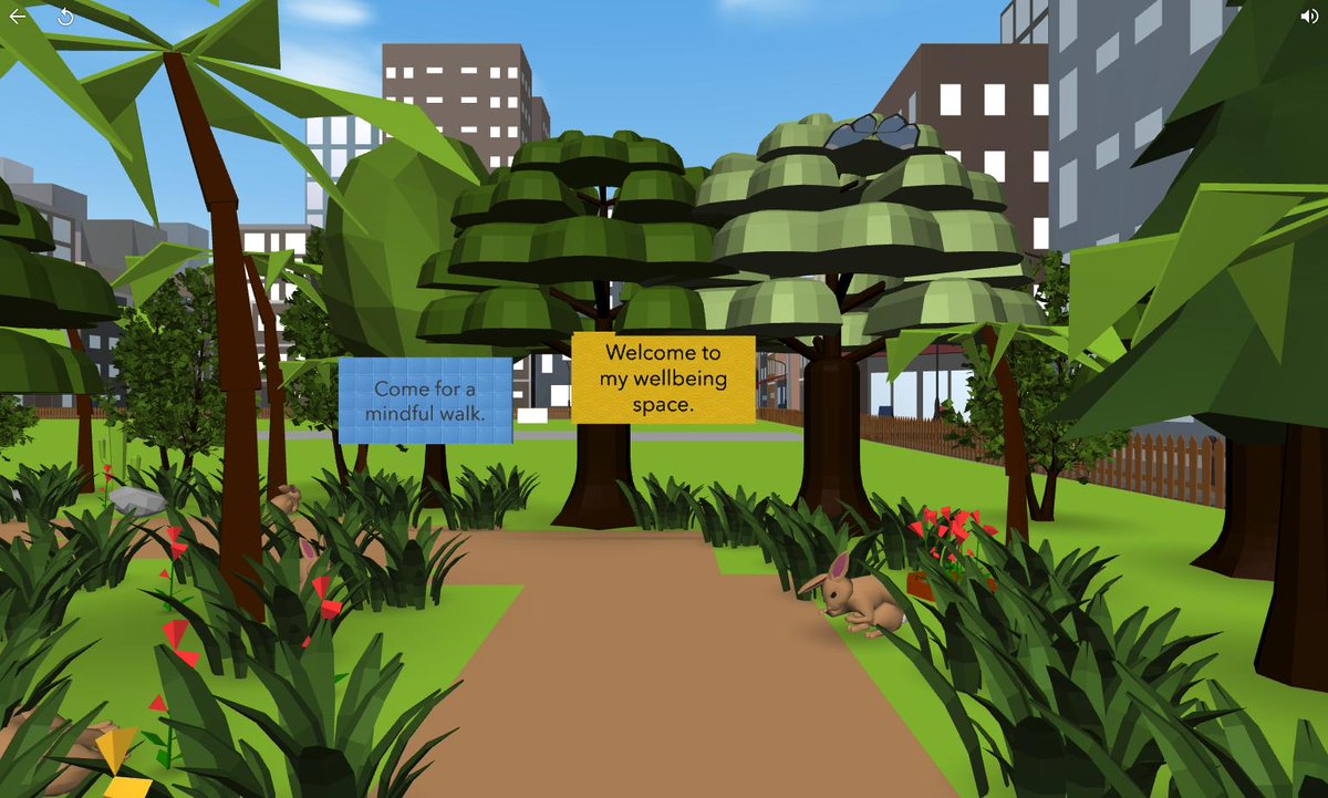 Our yr2 students <a href="/Ravenswood_News/">Ravenswood</a> are using @CoSpaces_Edu to design outdoor #Wellbeing #Mindfulness spaces to encourage active play, appreciation of nature, communication &amp; collaboration. They love #creativity #VirtualReality better communities 🧘‍♀️💟