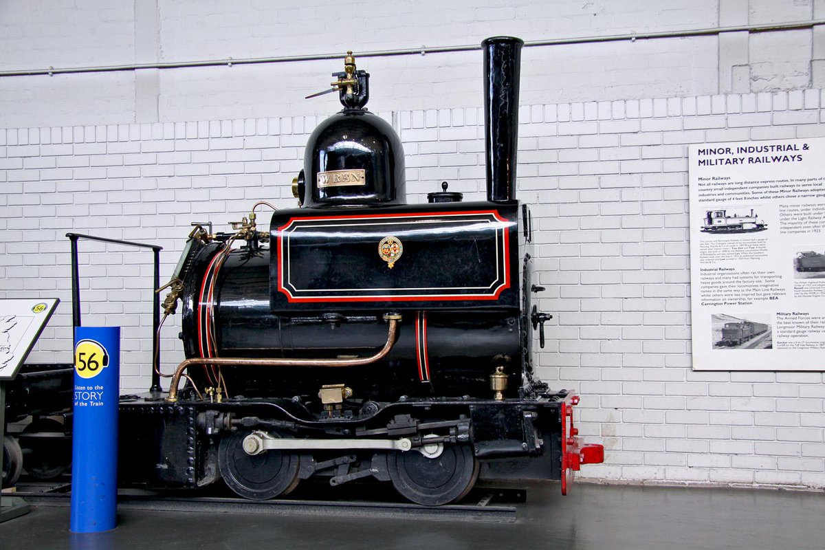 similar locomotive, the lancashire and yorkshire railway's "wren" for their narrow gauge works railway at horwich