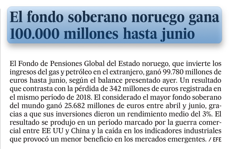 sninobecerra's tweet photo. 18.769 € cada ciudadana/o noruega/o. (El País 22.08.2019). https://t.co/TG7U5CSiDc
