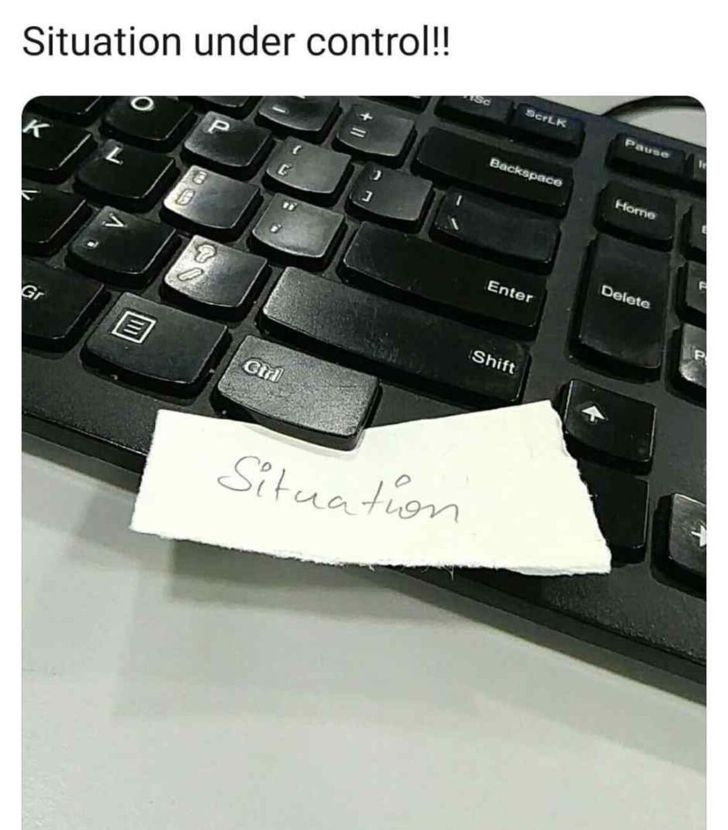 We under control. We under control