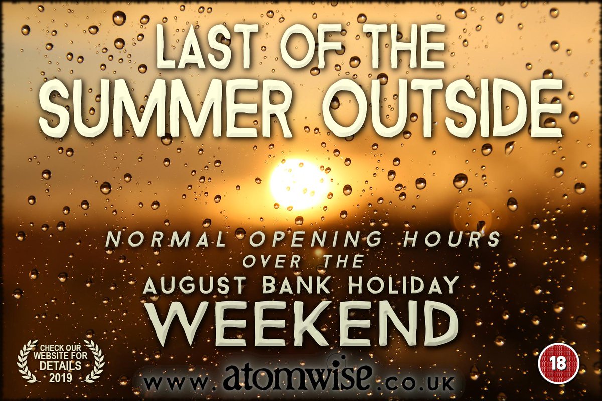 Planning on having it large for the last Bank Holiday Monday of the Summer? We got you covered! Live chat online, late opening hours &amp; lots more at Golders Green, Crouch End &amp; Kentish Town - atomwise.co.uk #vape #BankHolidayWeekend #summer