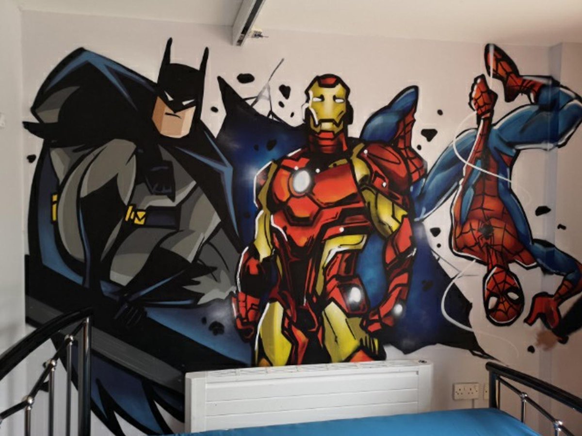 MichaelWCL's tweet photo. How's this for person centred bedroom environments in a care home? Individually commissioned from a local graffiti artist to the individual resident's personal tastes/interests in a WCL home that supports people with learning disabilities. https://t.co/euPTihBmyW