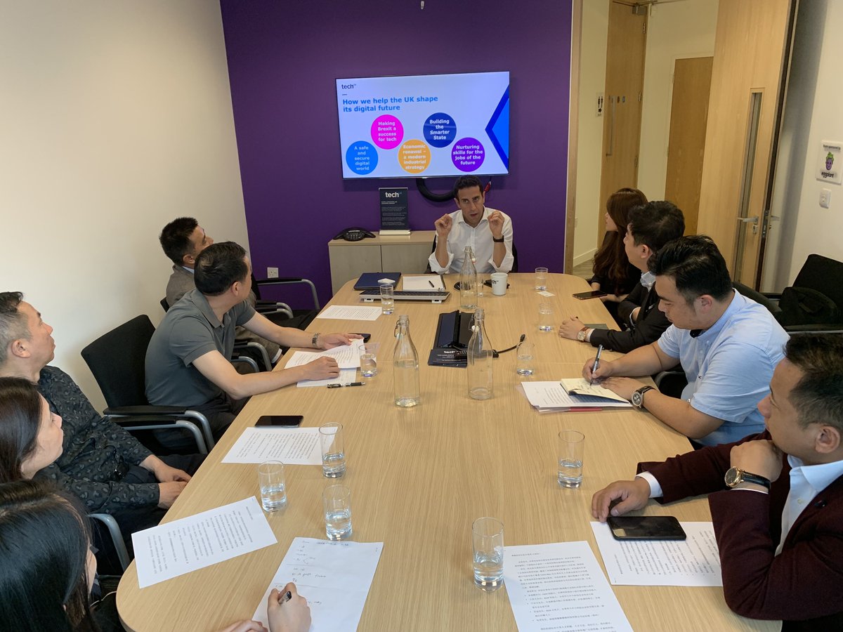 CENTI_London's tweet image. CENTI led a delegation from #Changsha Bureau of #Science and #Technology to visit @techUK. Many thanks to @SimonSpier for having us yesterday! Looking forward to the future cooperation to help introduce more resources into Changsha #China!  Know more at: buff.ly/2Zn1084