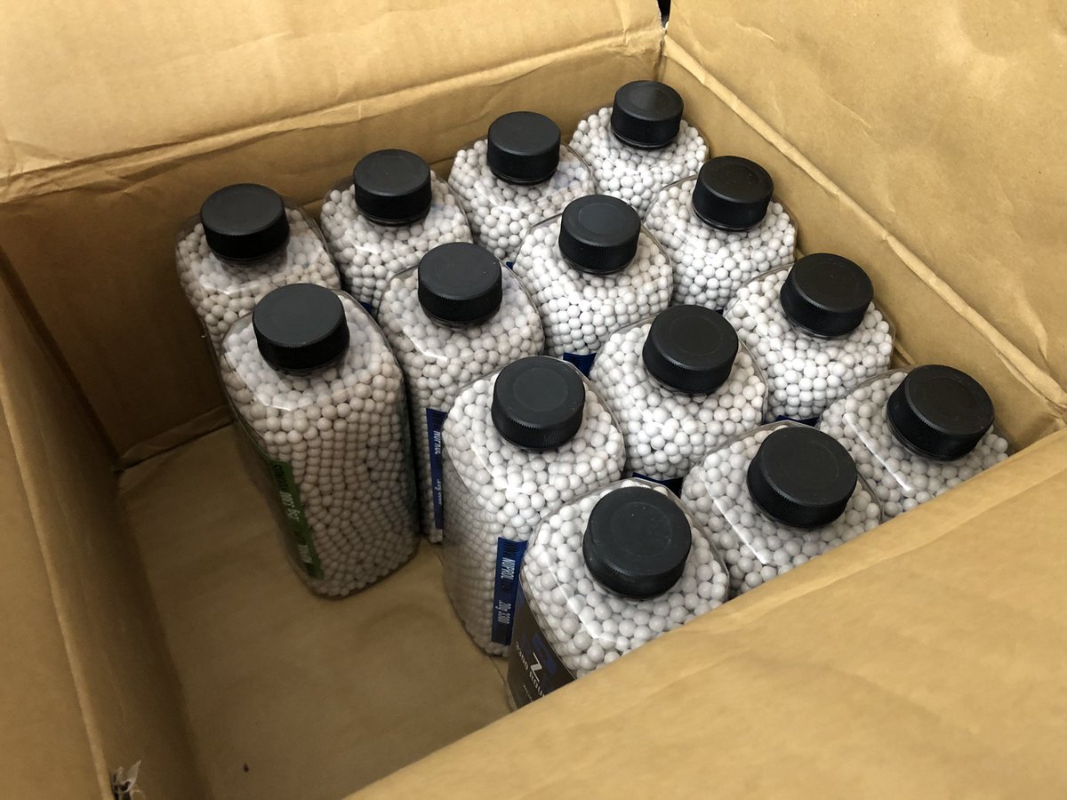 Just had the delivery of @Nuprol RZR BBs. Remember to check the store for stock updates! GameRhino.co.uk #Nuprol #Airsoft #UKAirsoft #GameRhino