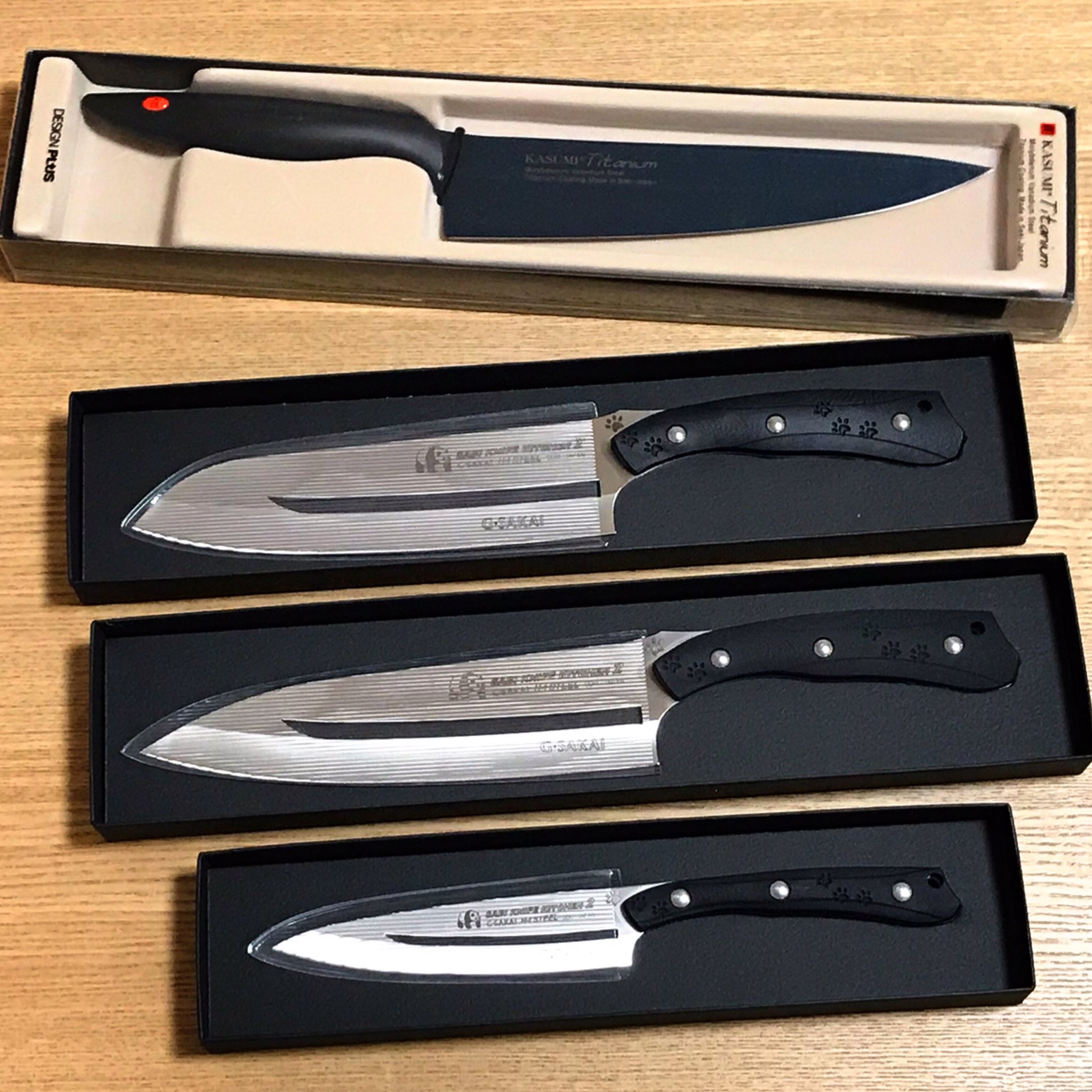 تويتر あいあい على تويتر 包丁テンション上がる Sumikamaさんの霞 Kasumi とg Sakaiさんのsabi Knife パンダver ３ 早く使いたいな たくさん使っていろんなもの作ります Kneko G Sakai 包丁 きまぐれクック かねこ Sumikama スミカマ