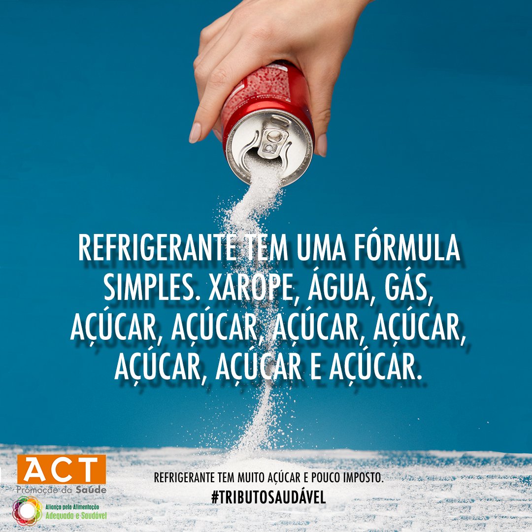 danielacampelo's tweet photo. Imoral! A indústria de refrigerantes recebe incentivos fiscais quando deveria pagar mais impostos! Pela aprovação da #CideRefrigerante @RomarioOnze Contamos com seu apoio. @AliancaAlimenta @actbr 
#TributoSaudável #RecebidosCocaCola https://t.co/rLqQIlsmS3
