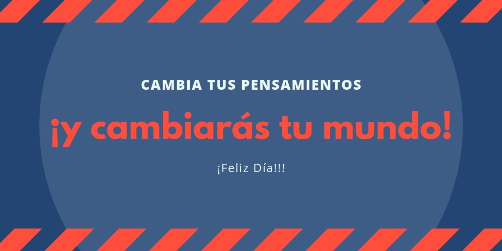 RepAutoclick's tweet image. ¡Cambia tus pensamientos y cambiarás al mundo! #FelizJueves