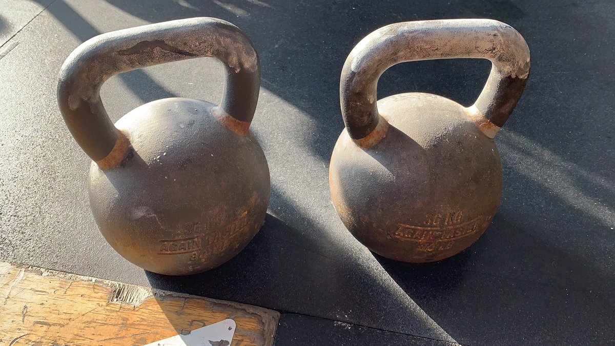 24 Min EMOM today 1. Max cal row 2. Burpee box jump 24” 3. Farmer carry @ 80lb kbs 4. Max sit ups finishing with a 50 cal bike and 1600m run (or jog whatever)
#attrunningteam #dontleavemebehind <a href="/dawnmarcaccio/">Dawn Marcaccio</a> @dthach84 @MikeWalshATT <a href="/MissSPants/">MissSassyPants</a> @StephBlack12