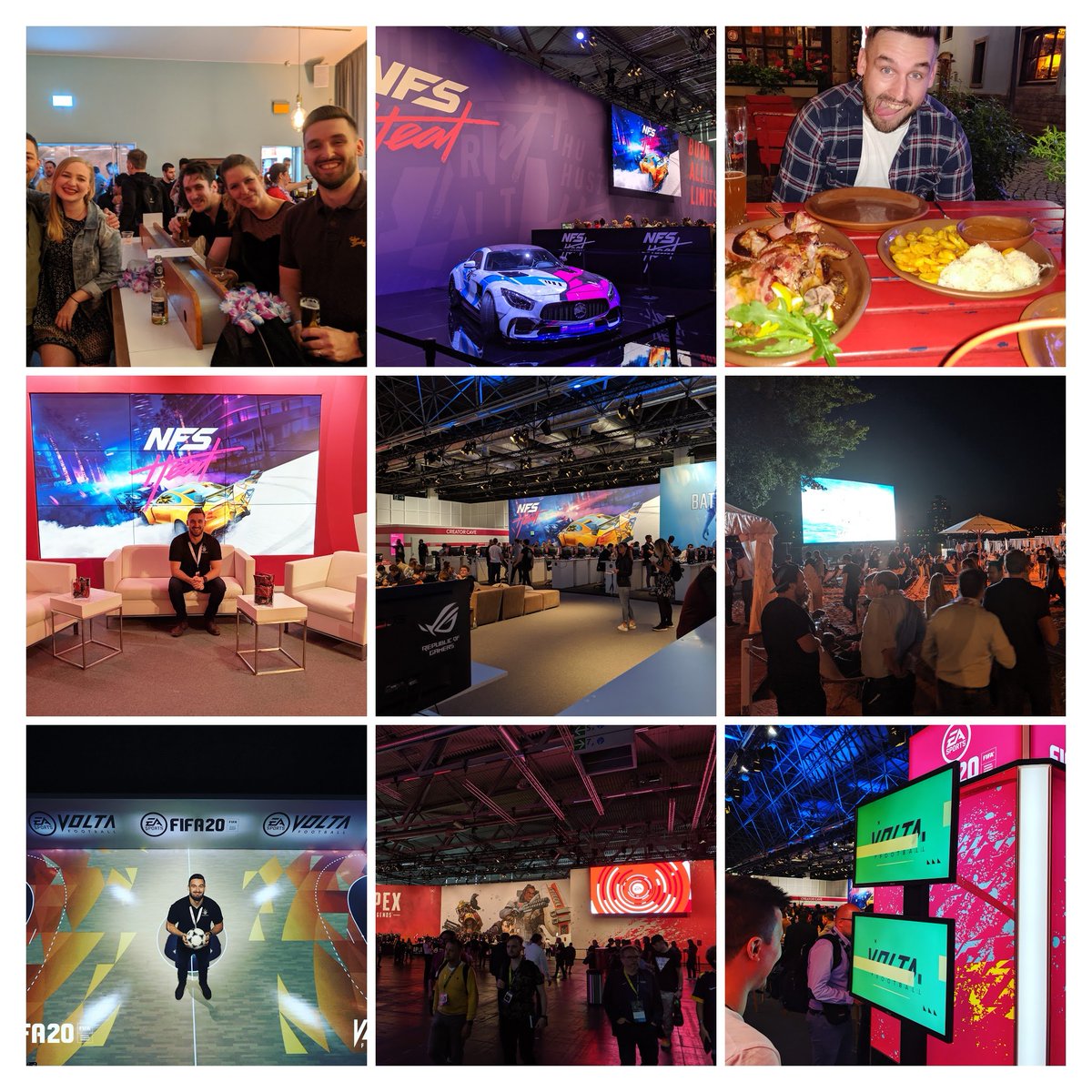 JoeFindsTalent's tweet photo. Heading back home soon and thinking back on the last 4 days at #gamescom2019.
I had the most amazing time and feeling very proud to be a part of the @EA family😊
Can't wait to do it all again next year! 🤘
#EAGamescom https://t.co/LggbTvvwRT