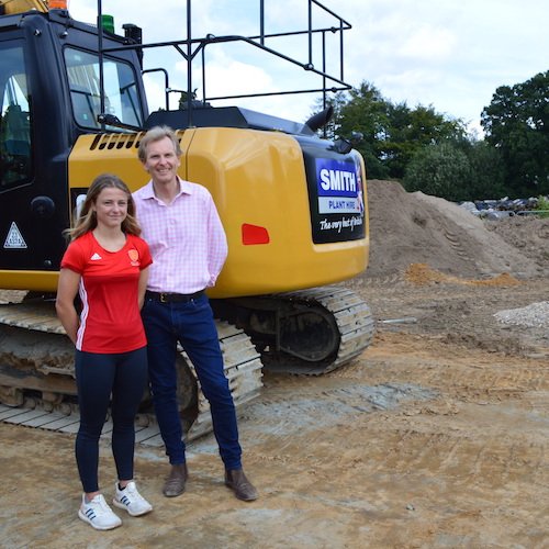 The construction of our floodlit all-weather pitch has begun! We loved welcoming Old Highfieldian <a href="/MollyFairbairn1/">Molly Fairbairn</a> to mark the occasion. She's also a <a href="/CanfordSchool/">Canford School</a> pupil, <a href="/EnglandHockey/">England Hockey</a> U16 &amp; <a href="/BournemouthHC/">BournemouthHC</a> player. bit.ly/2ZmeDV5 <a href="/SmithSportsCivi/">Smith Sports Civils</a>