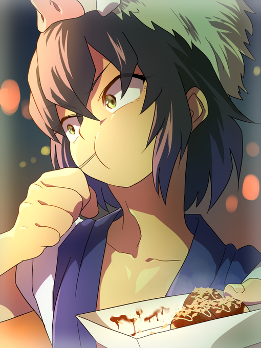 微糖︎🌟10/19東4シ34bさんがTwitterに投稿した嘴平伊之助(鬼滅の刃)のイラスト。