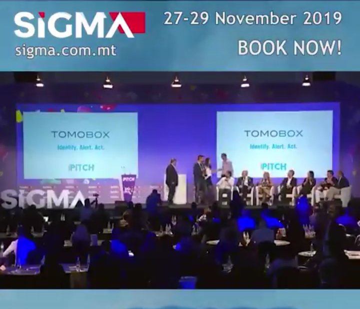 TomoboxHQ's tweet photo. Yup! Last year we @TomoboxHQ won #Sigma18 startup pitch in #Malta!
It's your time to try out @iGamingSummit !
#Sigma19 #Pitch #innovation #igaming https://t.co/7klCYFwhug