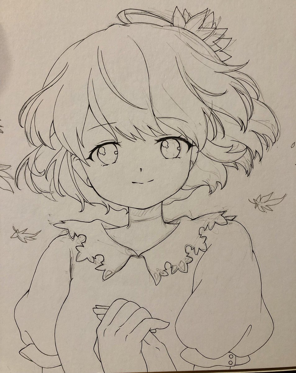 静葉さん色紙のペン入れが大体終わったから下書きを消して塗りに入ります😄
クリナップ!💪クリンミセス!✌️ 