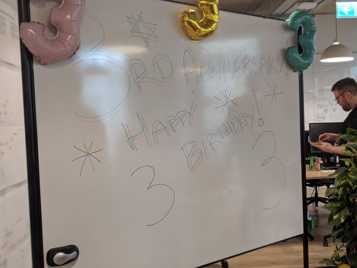PatrickMooney's tweet photo. Hard to believe I joined Optum three years ago today. Happy Anniversary to our Dublin Studio. We celebrated today. #UXDS https://t.co/AnSfonNPsr