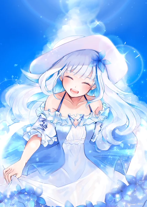 #ヘル絵スタ 
リゼ様の夏衣装!清楚で麗しくて最高でした…!!!✨ 