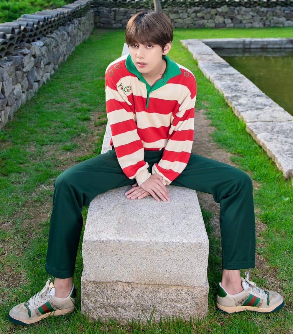 bts v gucci photoshoot