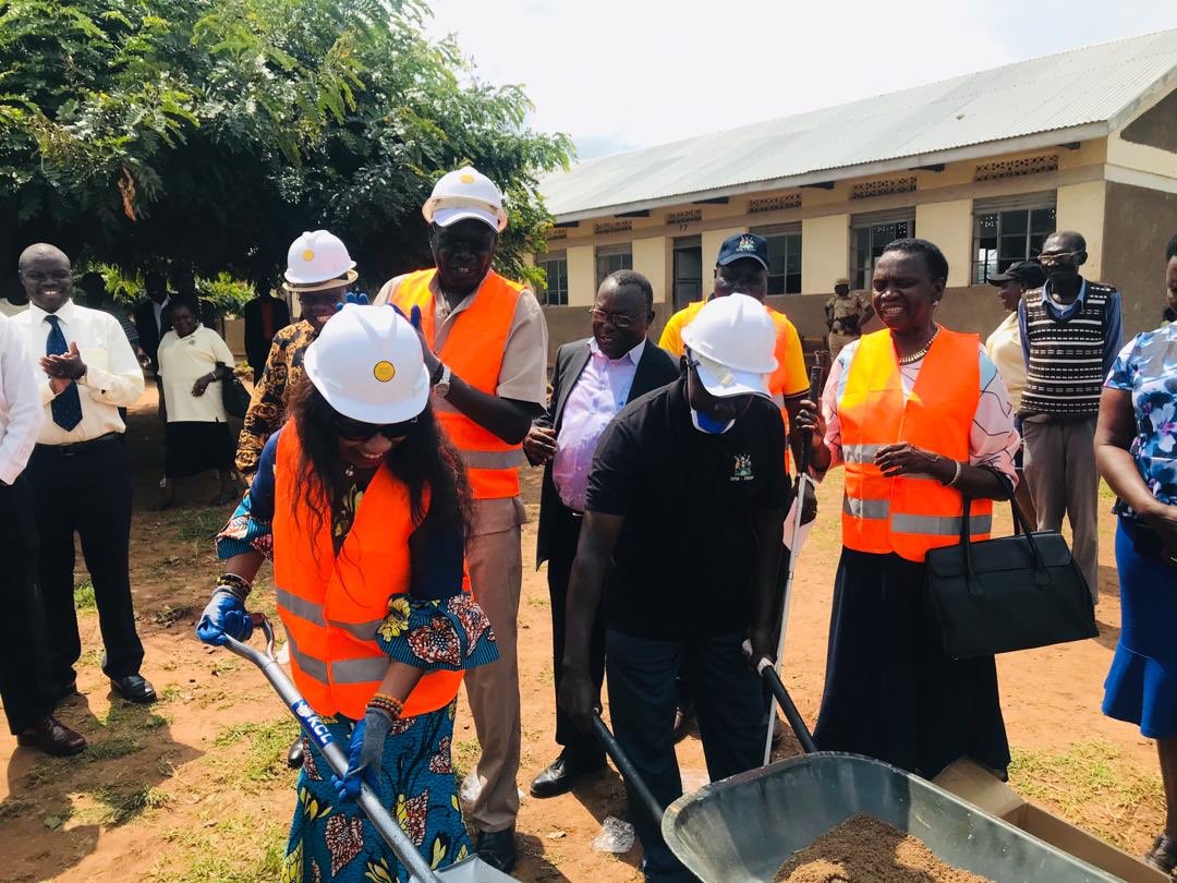 <a href="/eng_onek/">Eng. Hilary Onek</a> launches the Construction of classroom blocks and offices at Lobule Primary School in Koboko District #DRDIPCommissioning