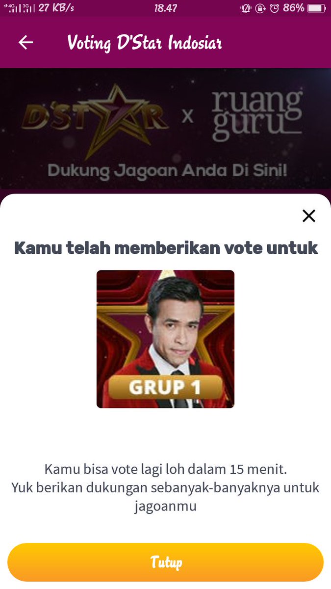 Jangan lupa gaes vote FILDAN di ruang guru 

#FildanTop4ShowDstar